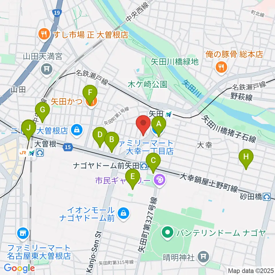 杉藤楽弓社周辺のコンビニエンスストア一覧地図