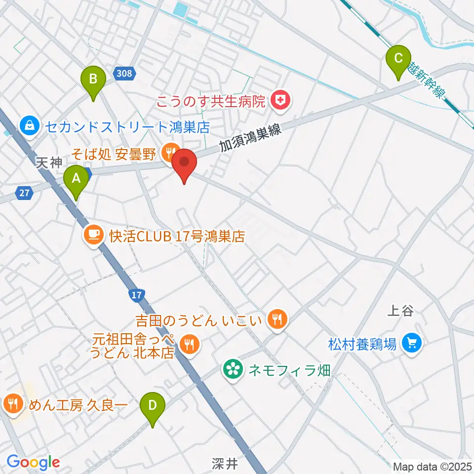 諏訪工芸周辺のコンビニエンスストア一覧地図