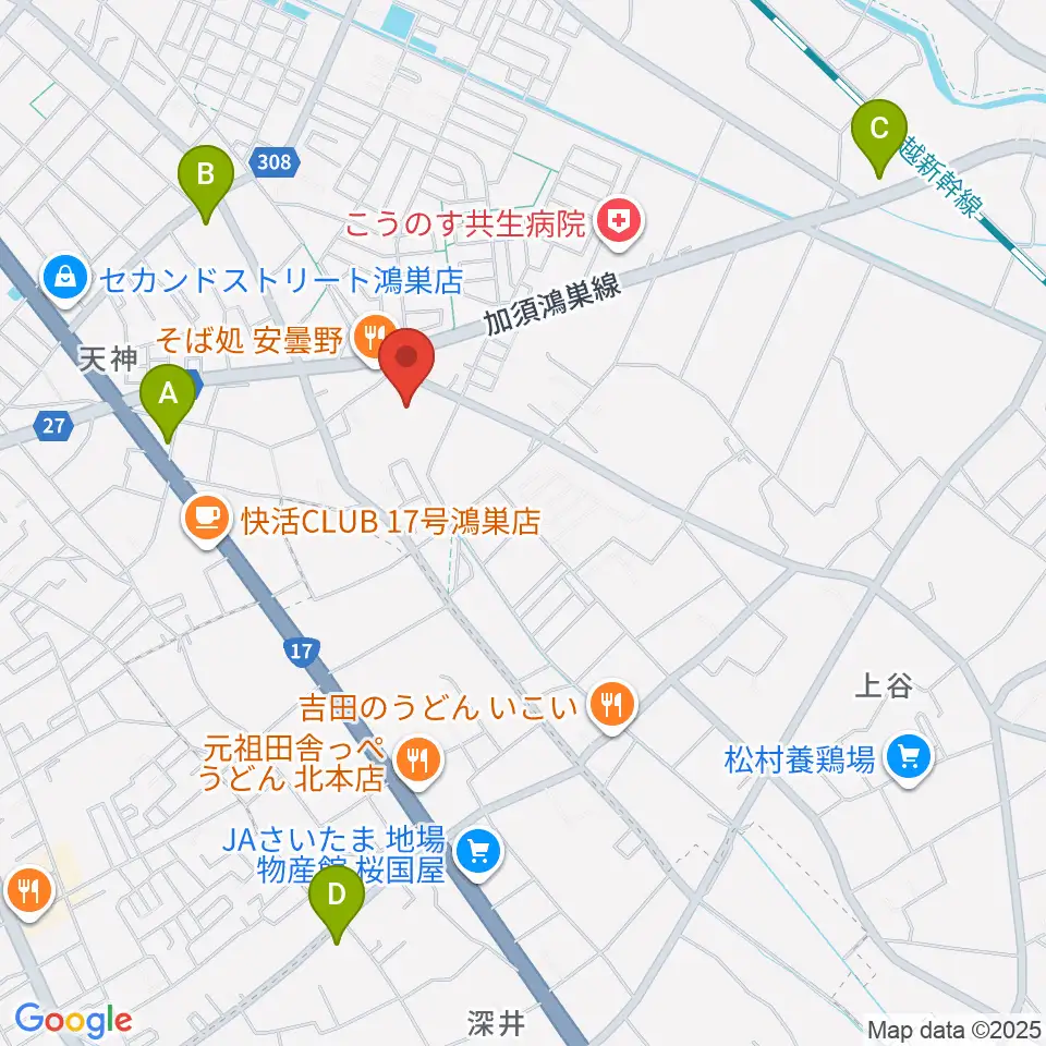 諏訪工芸周辺のコンビニエンスストア一覧地図
