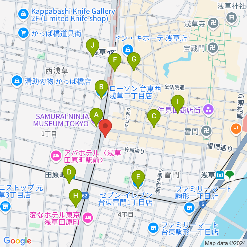 岡田屋布施周辺のコンビニエンスストア一覧地図