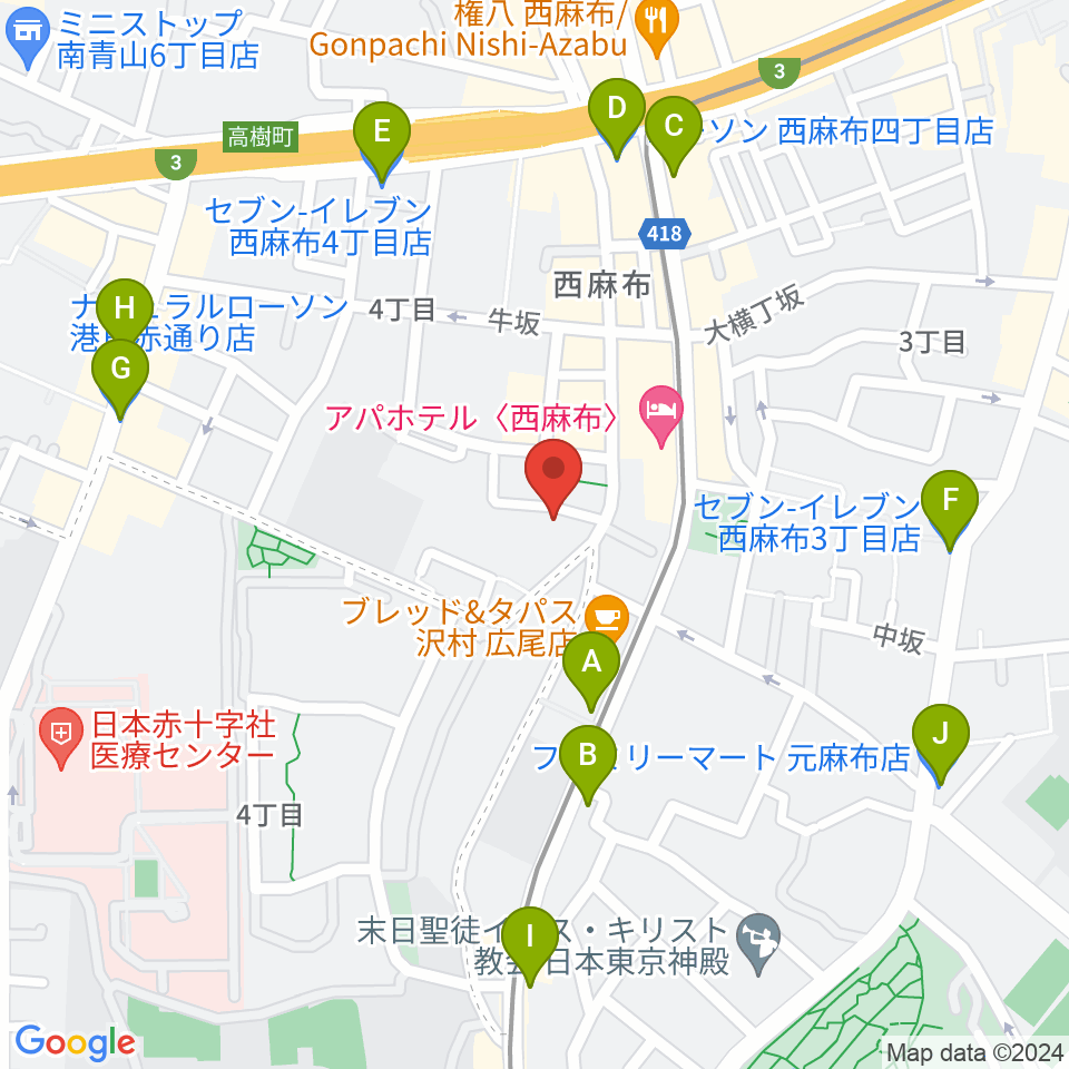 高田ハープサロン周辺のコンビニエンスストア一覧地図