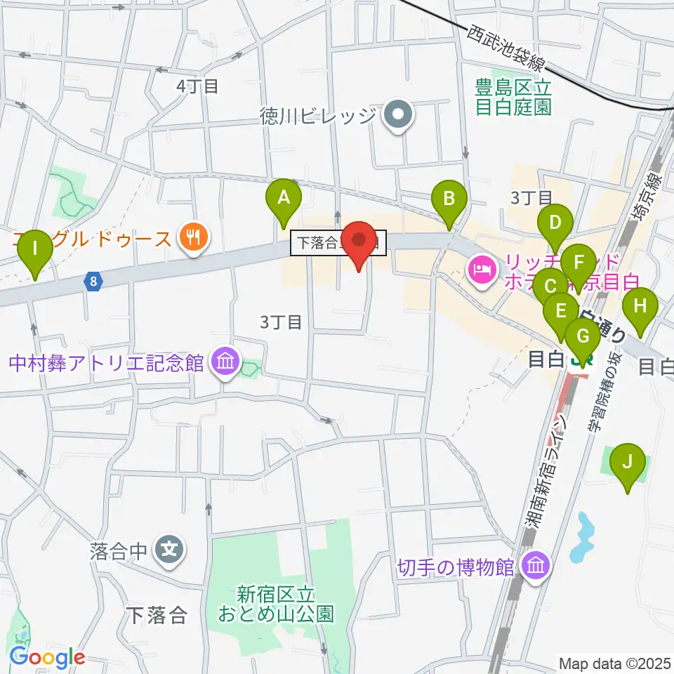 フルート専門店 テオバルト周辺のコンビニエンスストア一覧地図