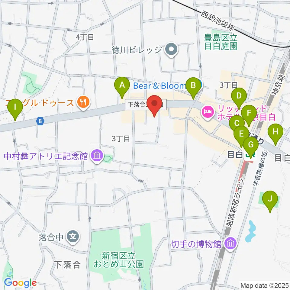フルート専門店 テオバルト周辺のコンビニエンスストア一覧地図