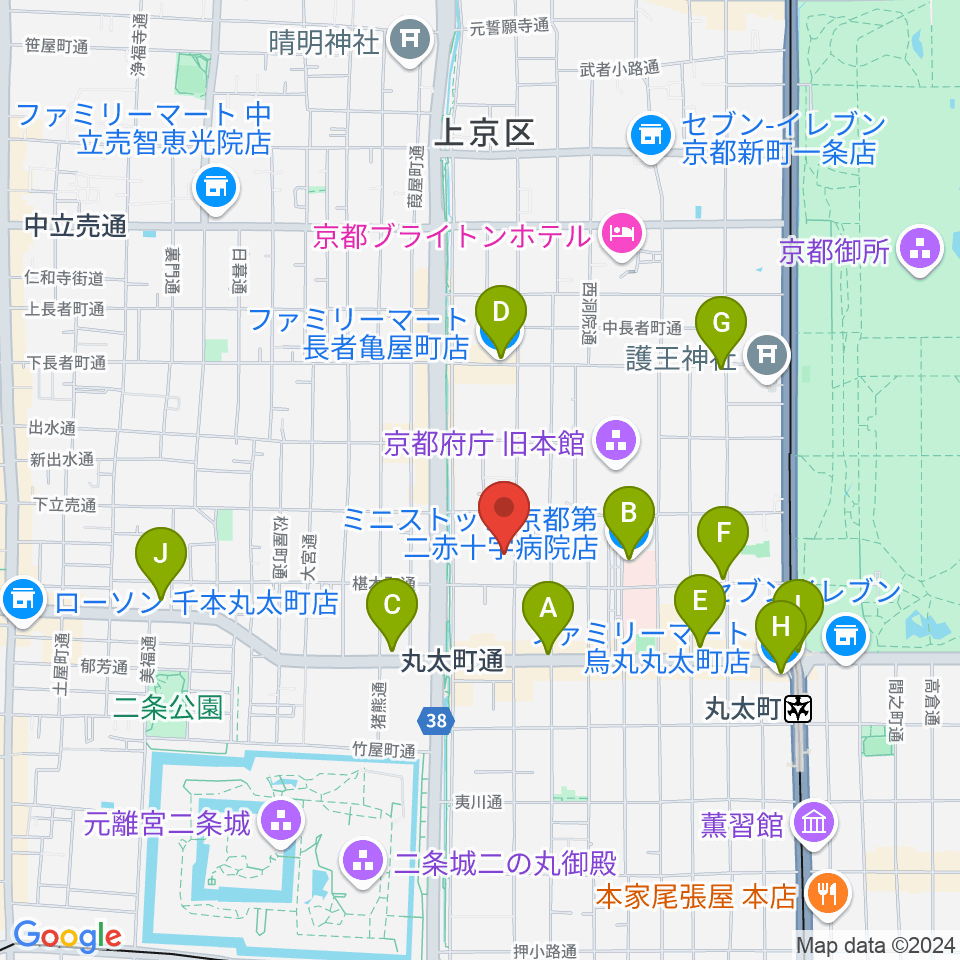 鳥羽屋周辺のコンビニエンスストア一覧地図