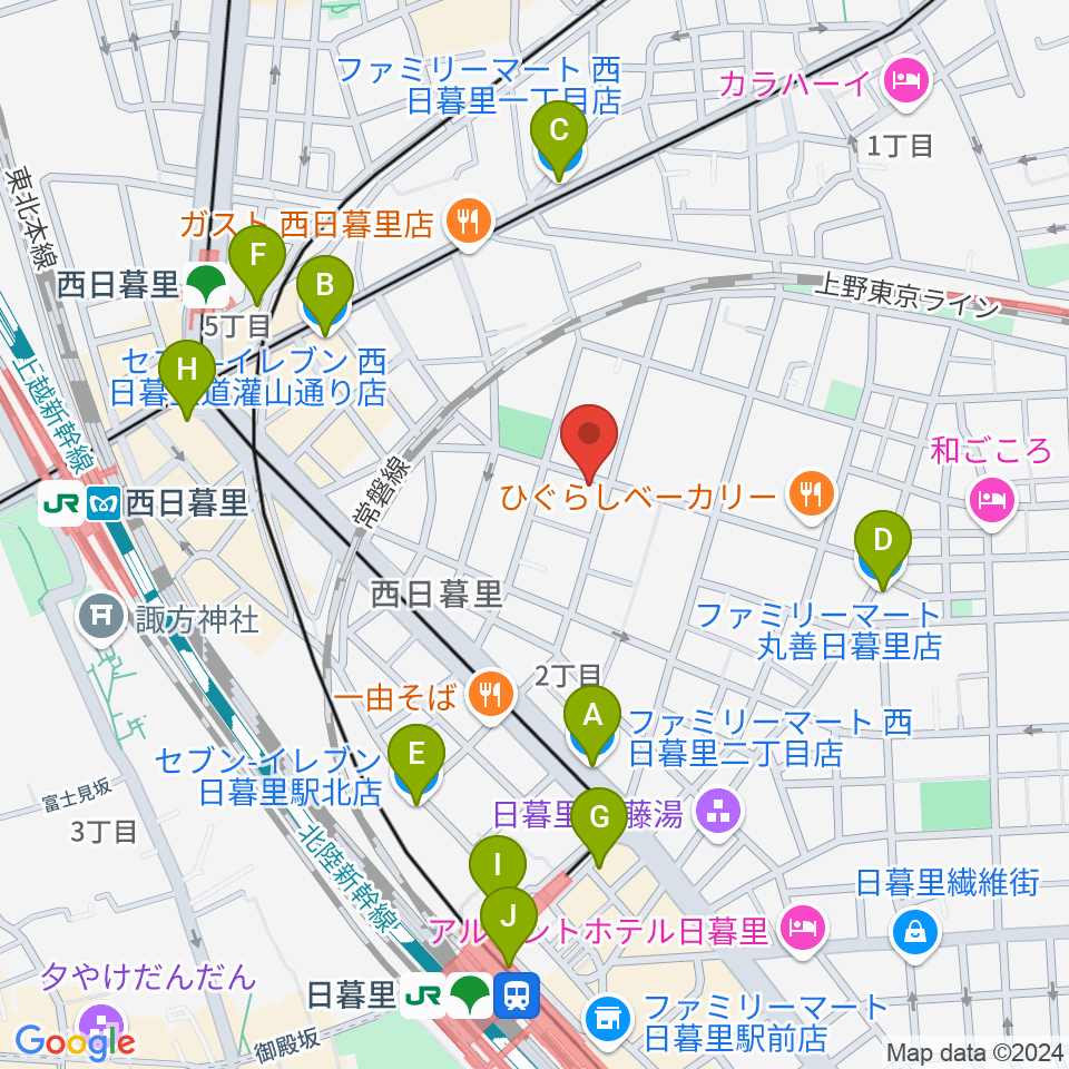 トンボ楽器製作所周辺のコンビニエンスストア一覧地図