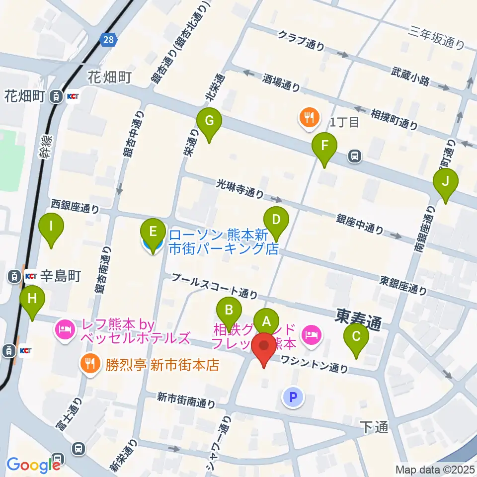 森楽器 和楽器市場周辺のコンビニエンスストア一覧地図