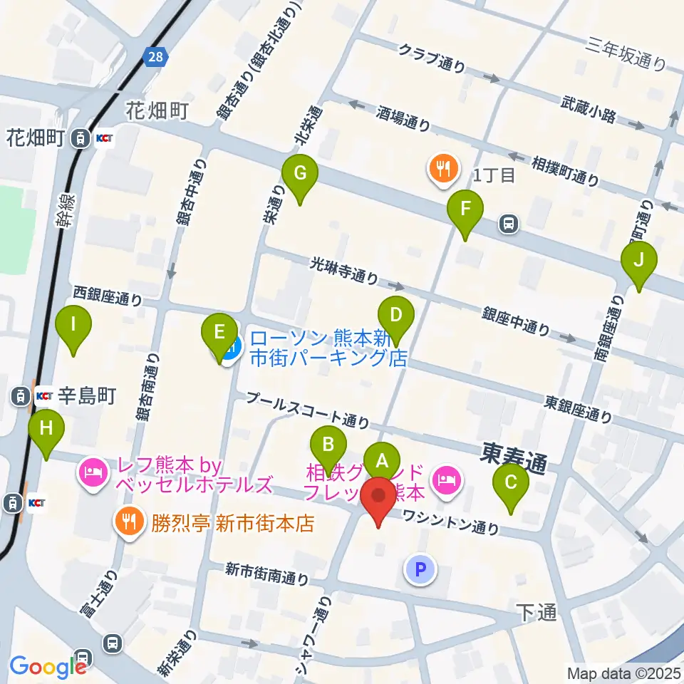 森楽器 和楽器市場周辺のコンビニエンスストア一覧地図