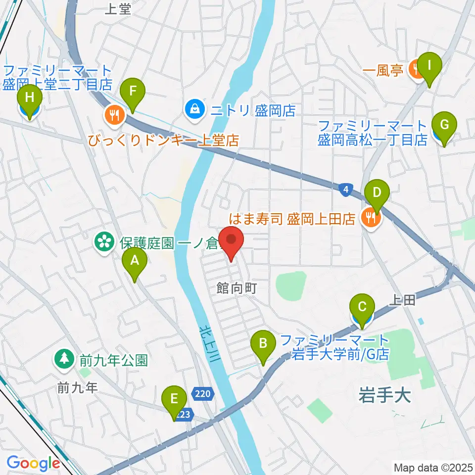 ピアノ工房ハーモニー周辺のコンビニエンスストア一覧地図