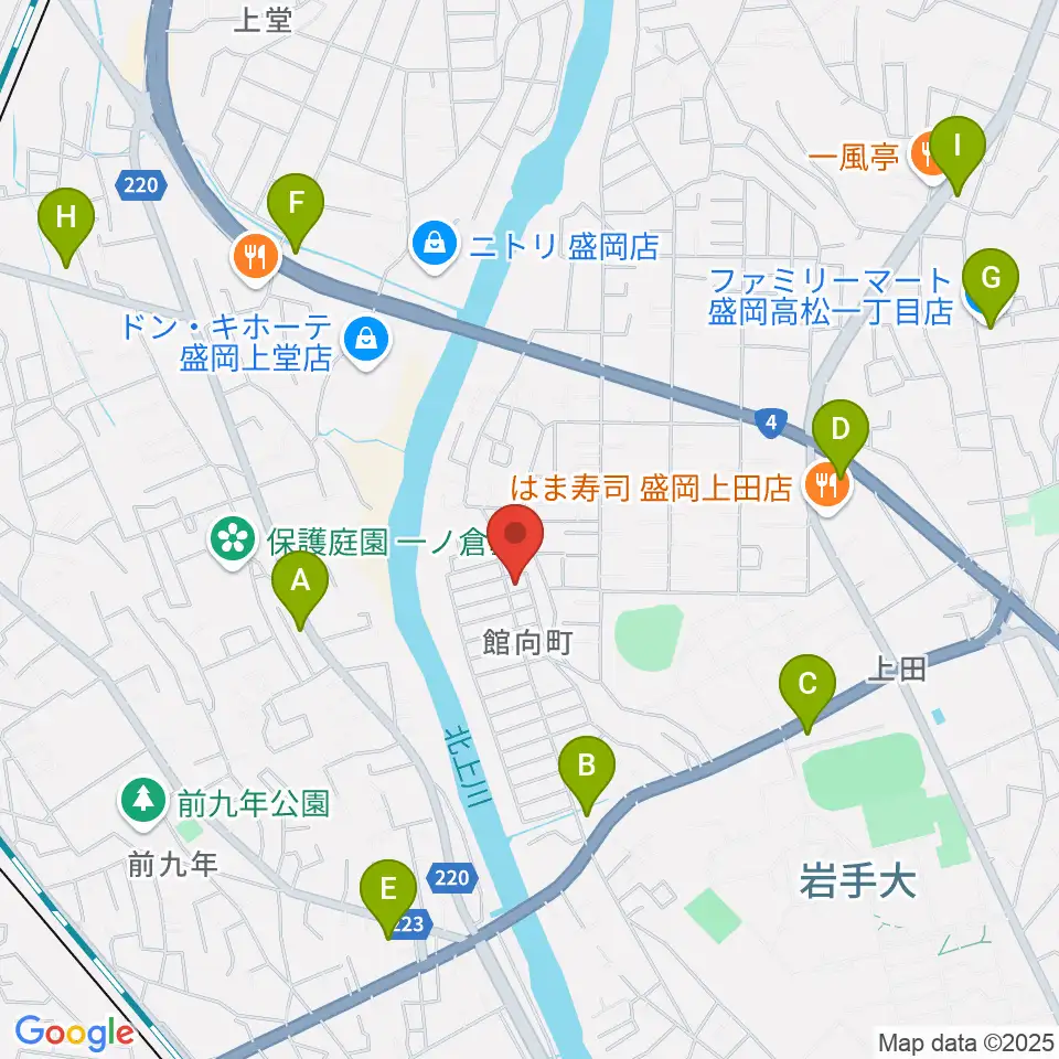 ピアノ工房ハーモニー周辺のコンビニエンスストア一覧地図