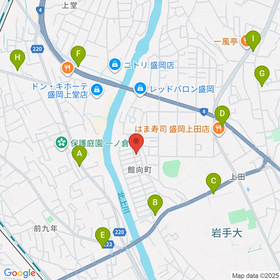 ピアノ工房ハーモニー周辺のコンビニエンスストア一覧地図