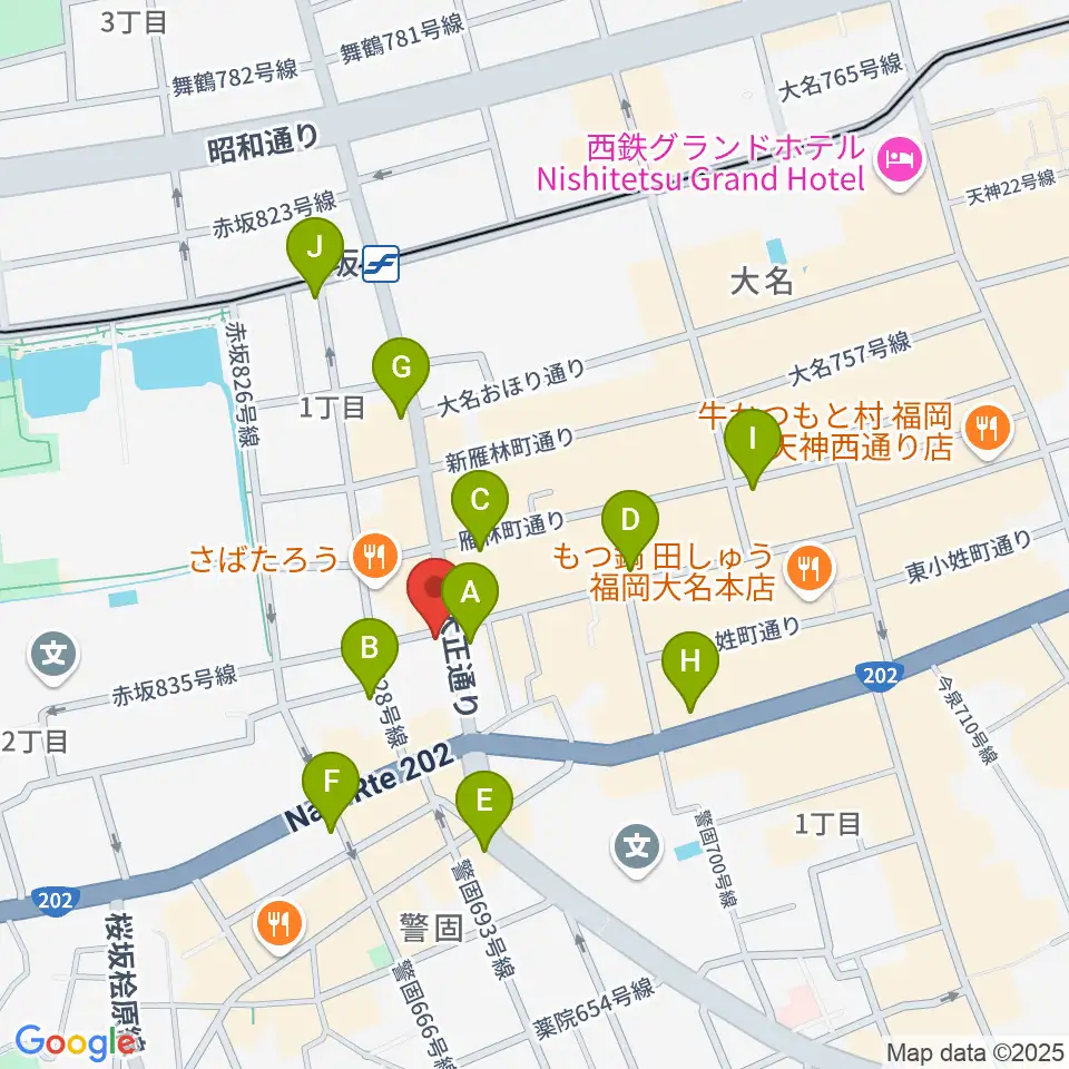 ムジカテラシマ周辺のコンビニエンスストア一覧地図