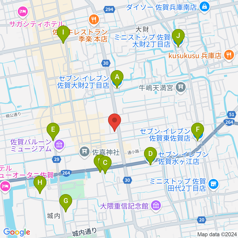 三根楽器店周辺のコンビニエンスストア一覧地図