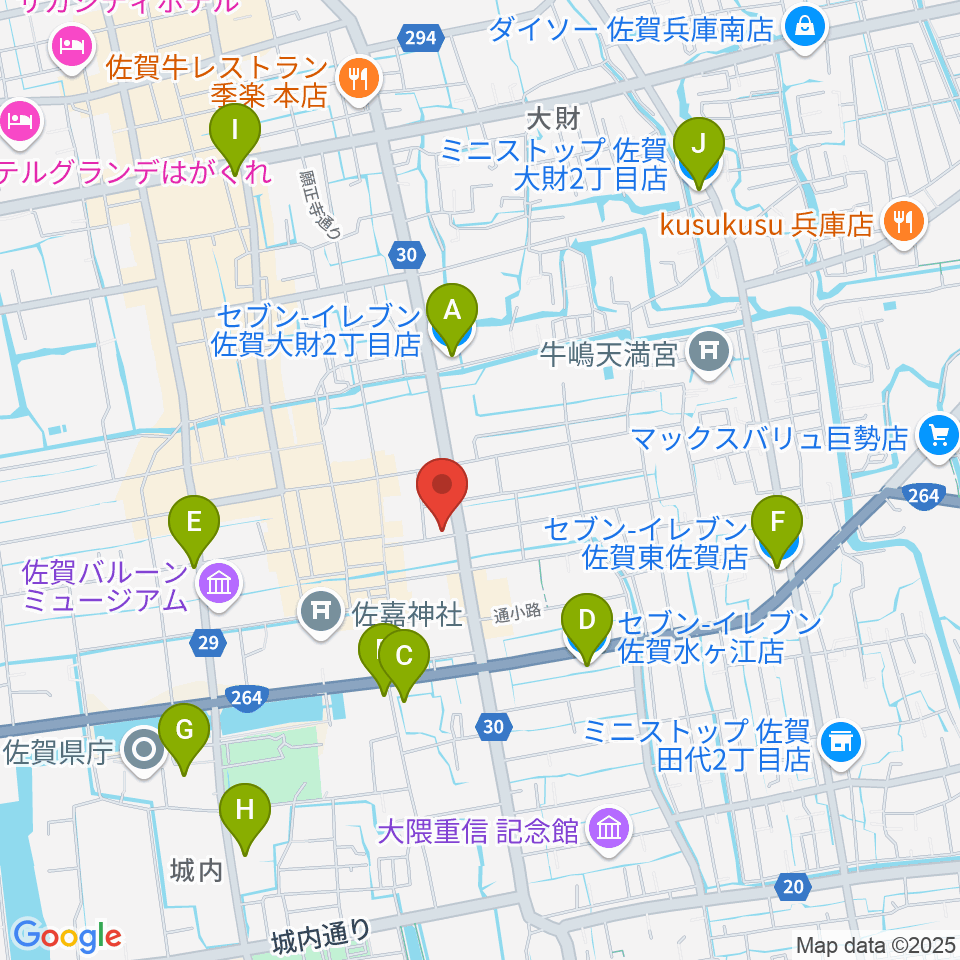 三根楽器店周辺のコンビニエンスストア一覧地図