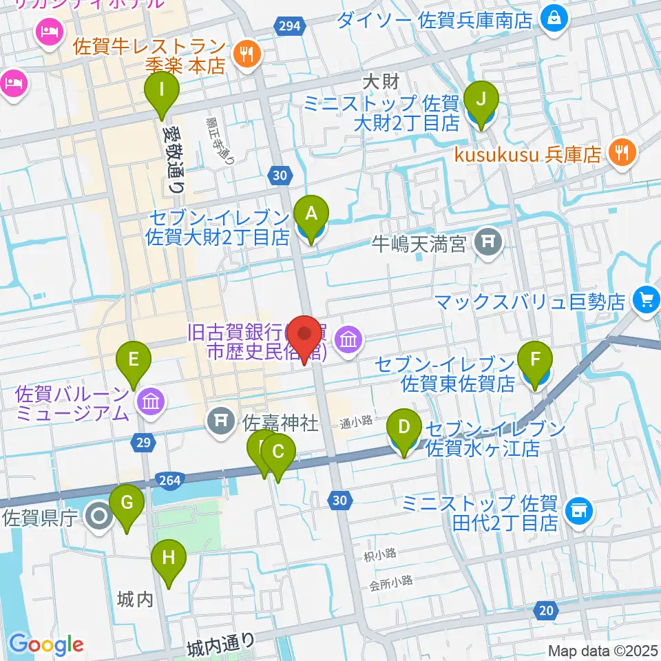 三根楽器店周辺のコンビニエンスストア一覧地図