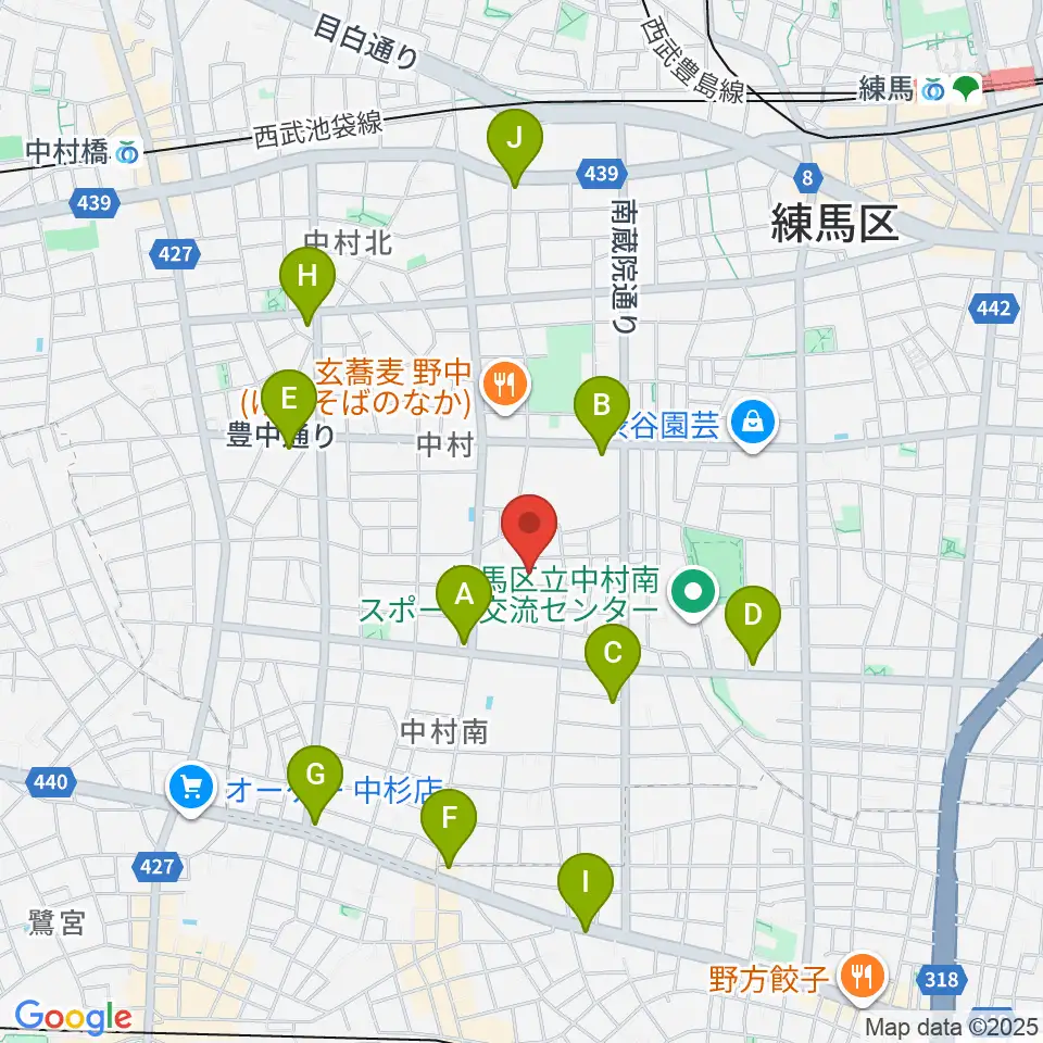 夢弦堂周辺のコンビニエンスストア一覧地図