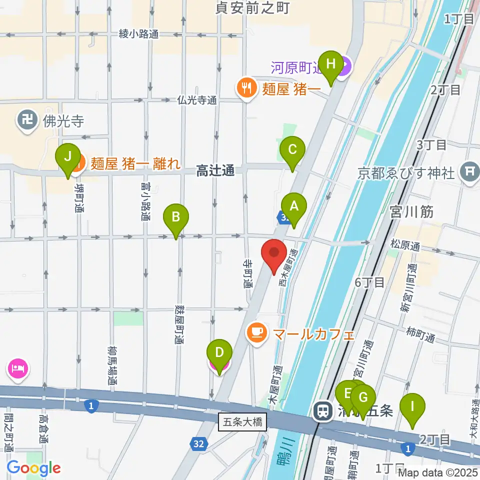 ロック・サーカス・スクウェア周辺のコンビニエンスストア一覧地図