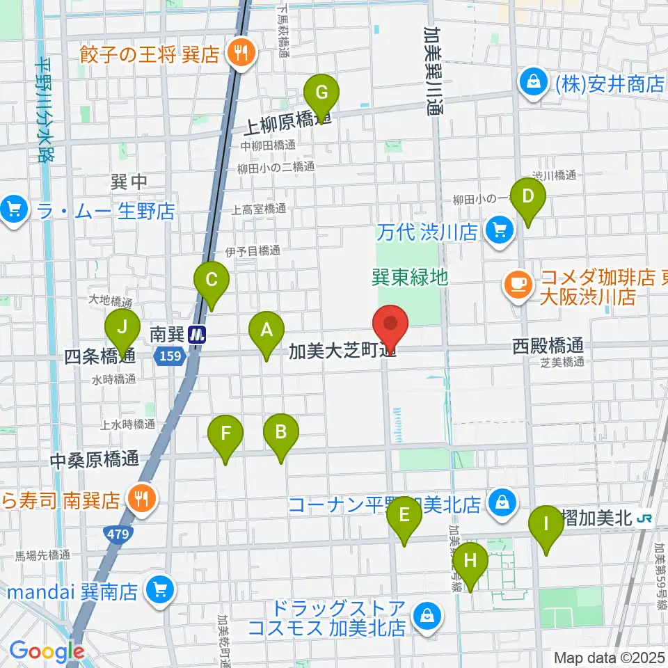 ストレングスビヨンド周辺のコンビニエンスストア一覧地図