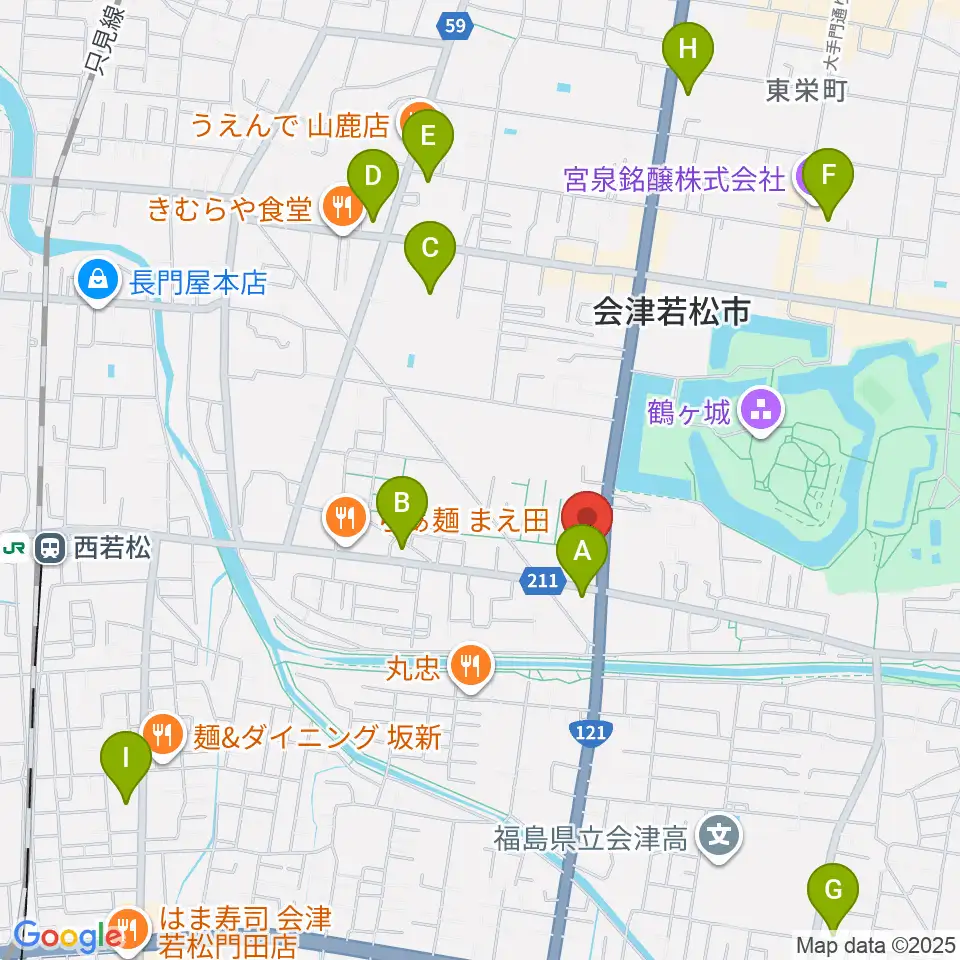 MUSIC PLAZA 白水堂周辺のコンビニエンスストア一覧地図