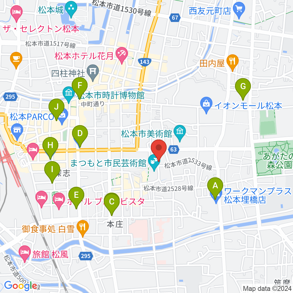 国際スズキ・メソード音楽院周辺のコンビニエンスストア一覧地図