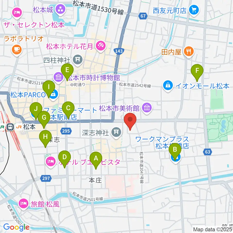 国際スズキ・メソード音楽院周辺のコンビニエンスストア一覧地図