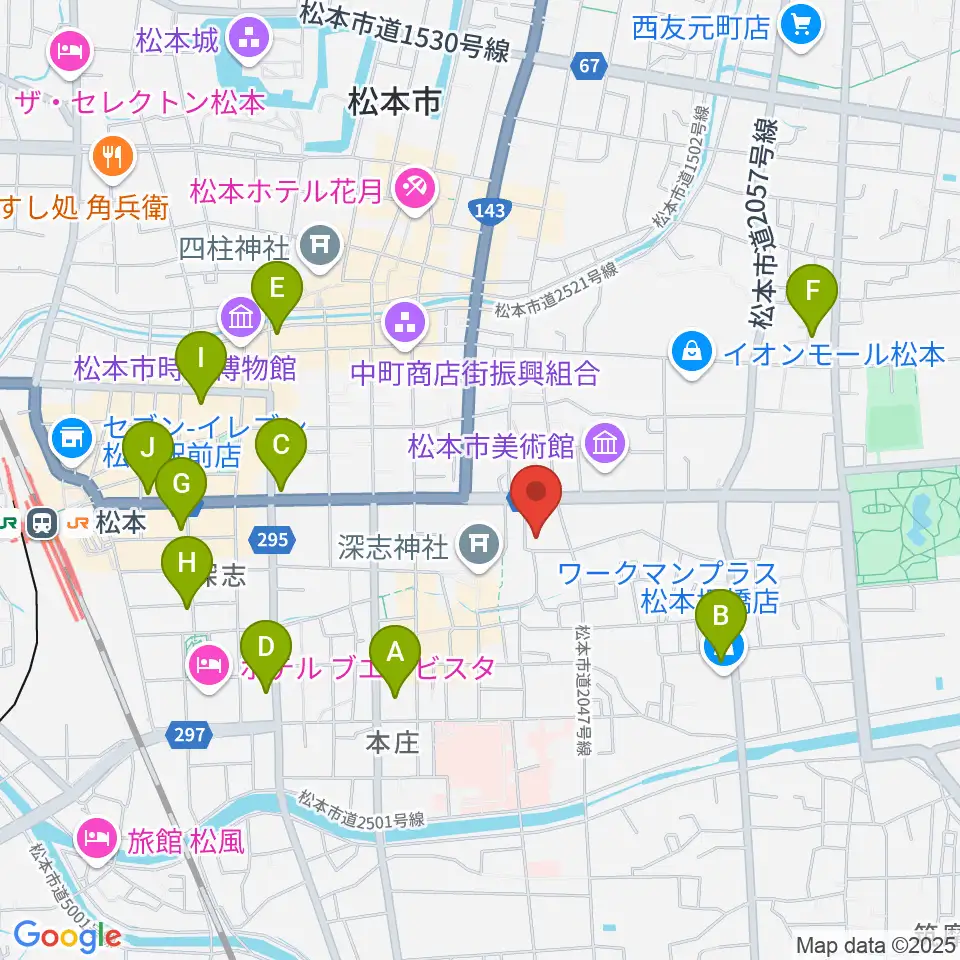 国際スズキ・メソード音楽院周辺のコンビニエンスストア一覧地図
