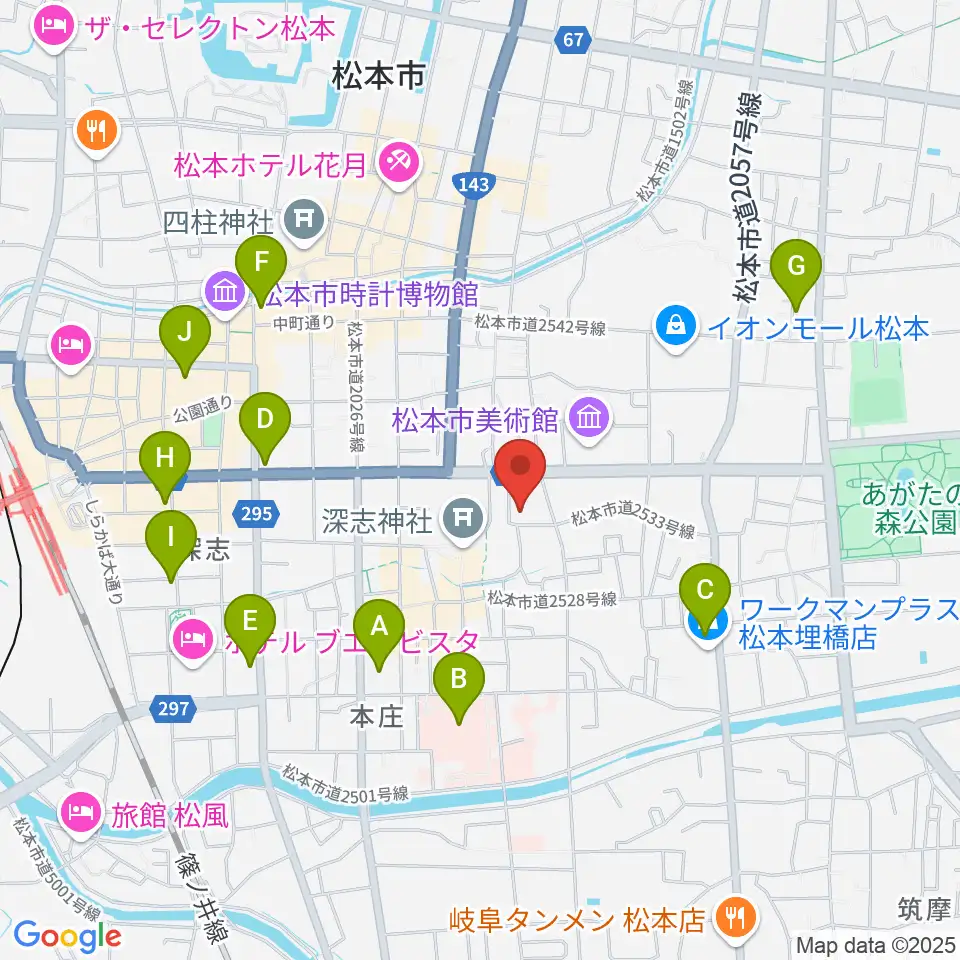 国際スズキ・メソード音楽院周辺のコンビニエンスストア一覧地図