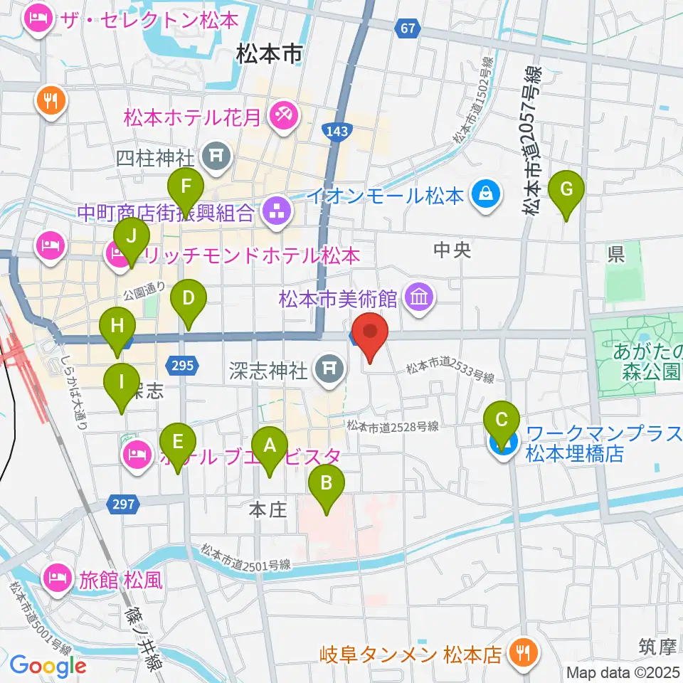 国際スズキ・メソード音楽院周辺のコンビニエンスストア一覧地図
