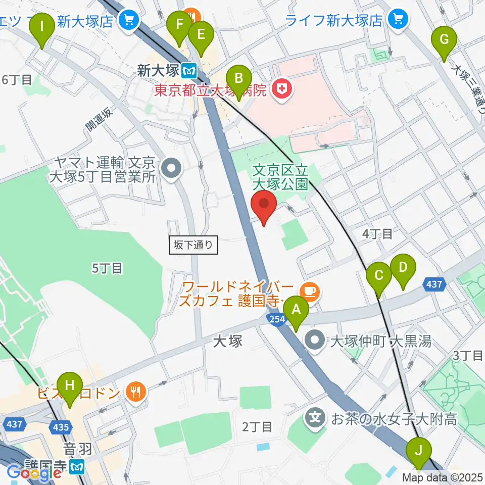 東邦音楽短期大学周辺のコンビニエンスストア一覧地図