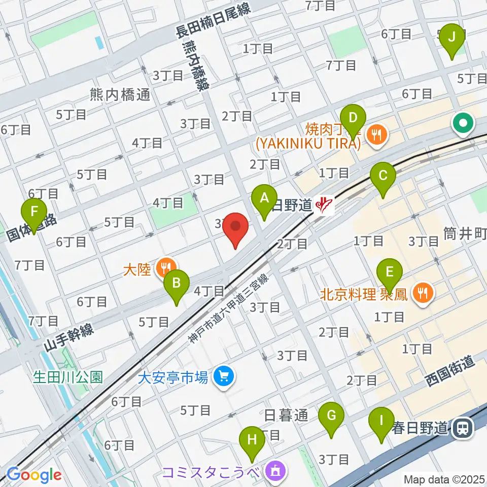 SOAR MUSIC周辺のコンビニエンスストア一覧地図