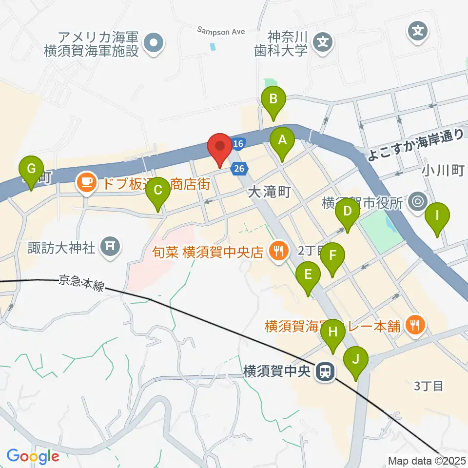 山口楽器店周辺のコンビニエンスストア一覧地図