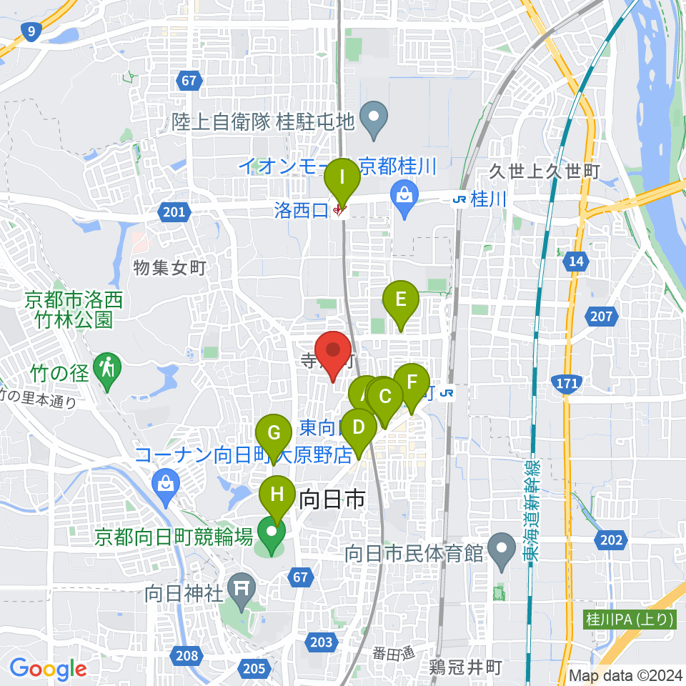 柾目ウッドメーカー周辺のコンビニエンスストア一覧地図