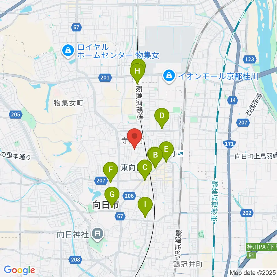 柾目ウッドメーカー周辺のコンビニエンスストア一覧地図