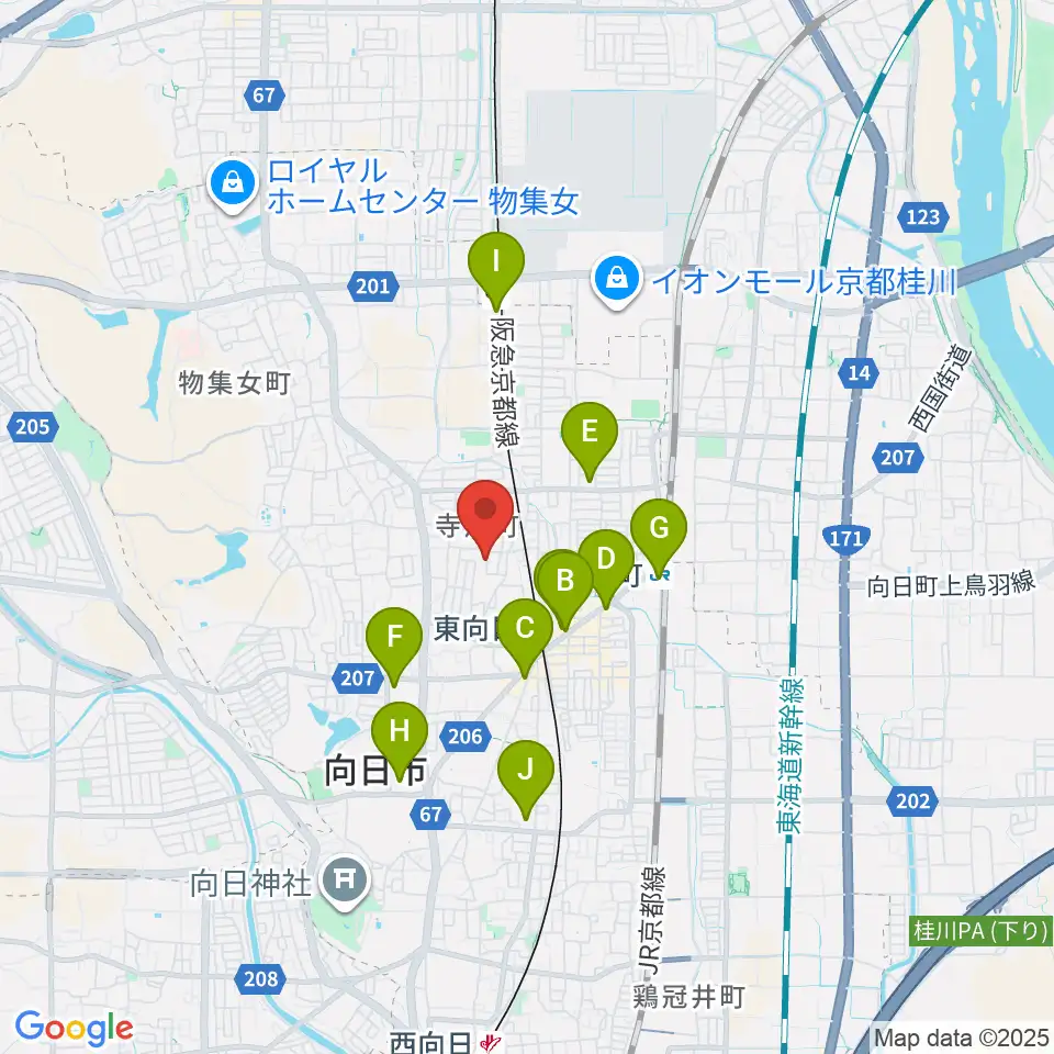 柾目ウッドメーカー周辺のコンビニエンスストア一覧地図