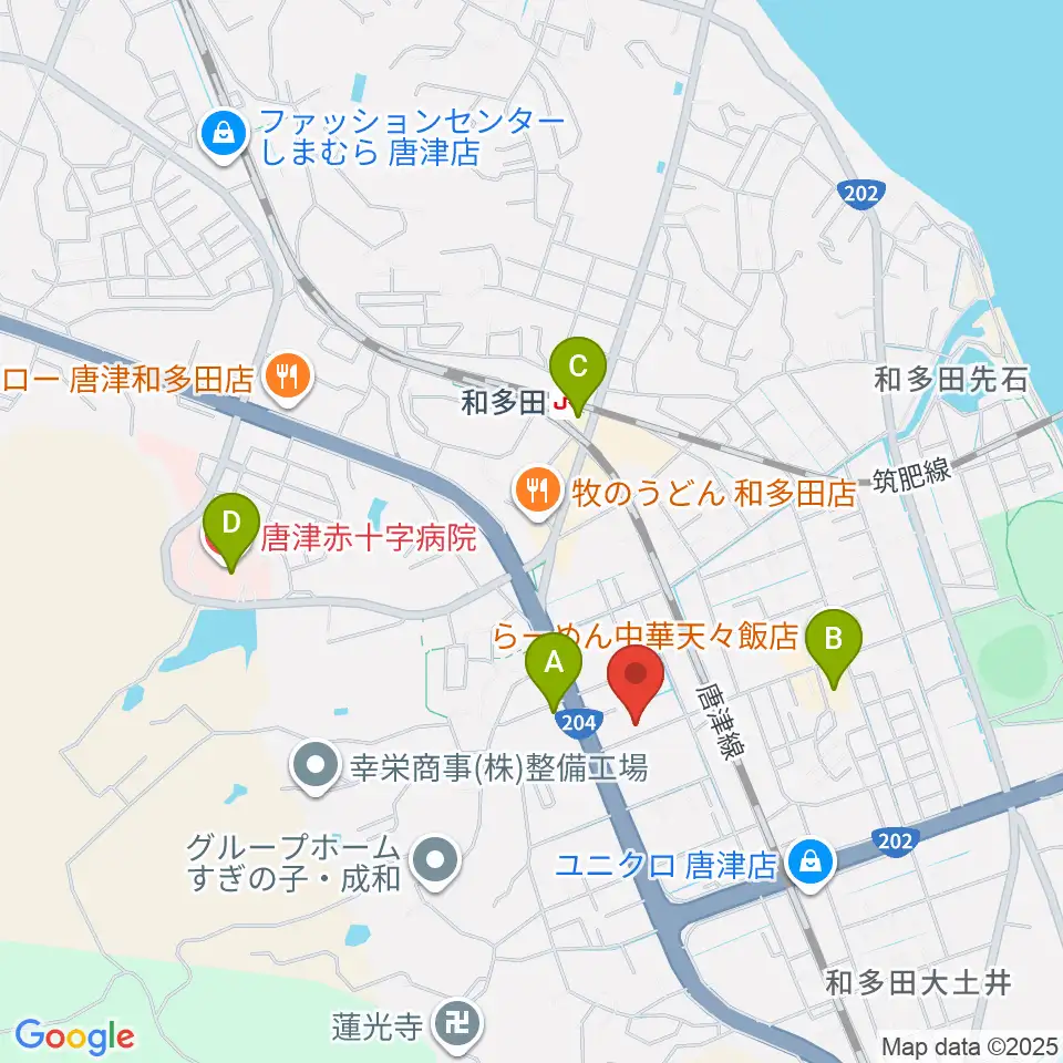ミュージックサロン ハーモニー周辺のコンビニエンスストア一覧地図