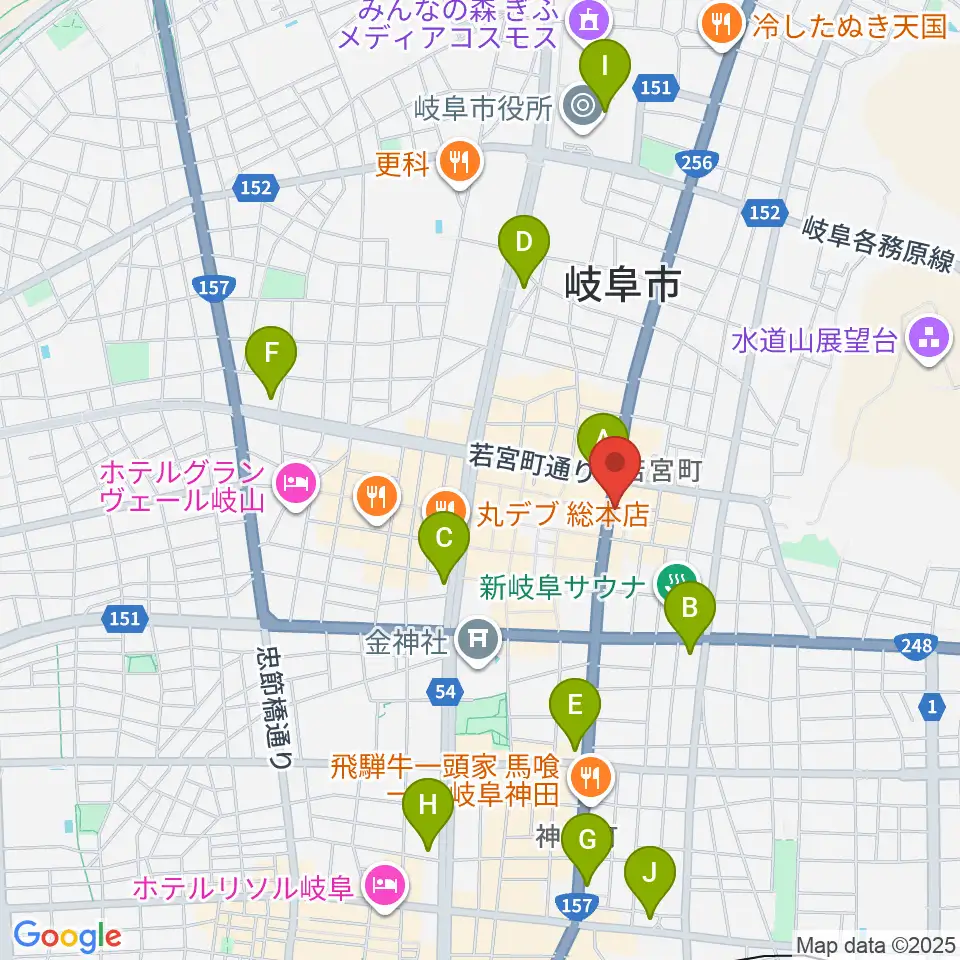 オワリヤ楽器周辺のコンビニエンスストア一覧地図