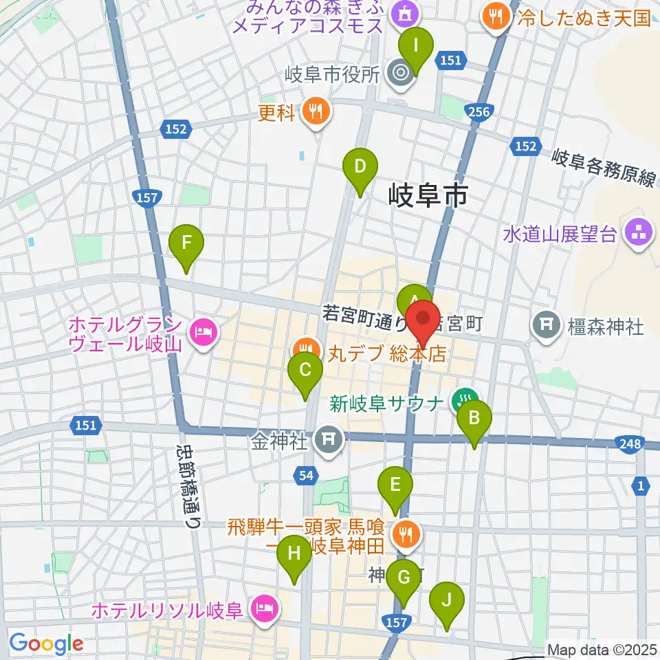 オワリヤ楽器周辺のコンビニエンスストア一覧地図