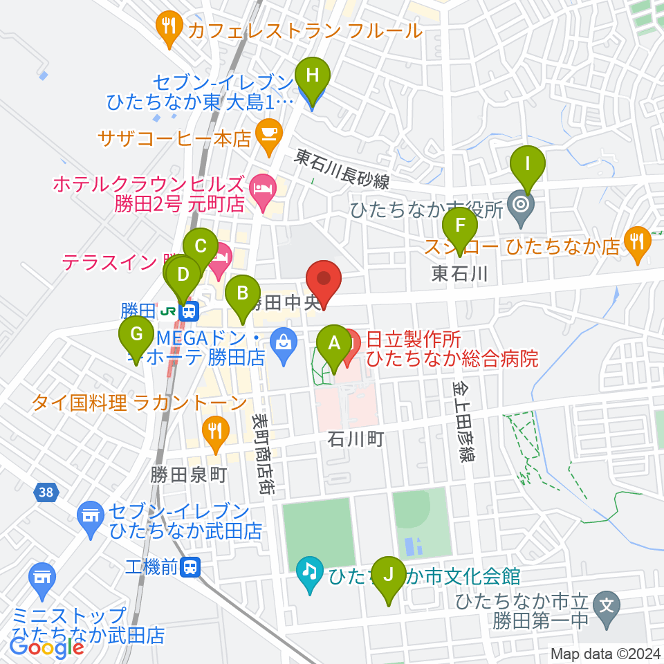 関山楽器 SEKIYAMA周辺のコンビニエンスストア一覧地図