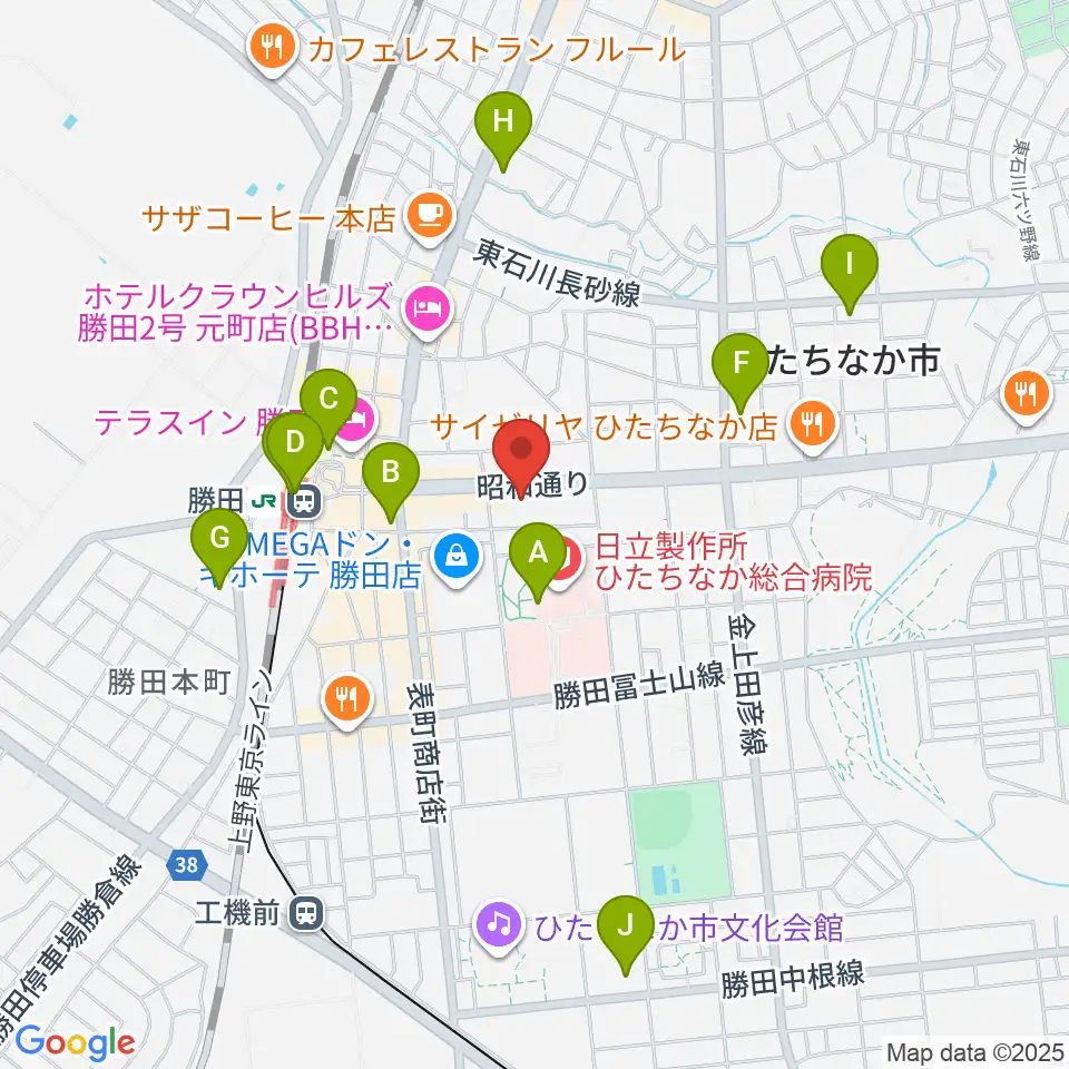 関山楽器 SEKIYAMA周辺のコンビニエンスストア一覧地図