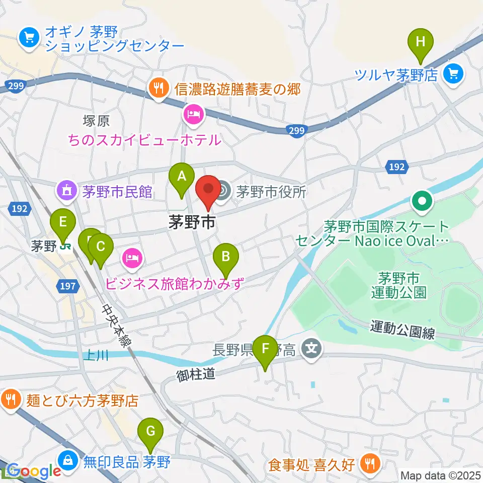 シマダヤ楽器店周辺のコンビニエンスストア一覧地図