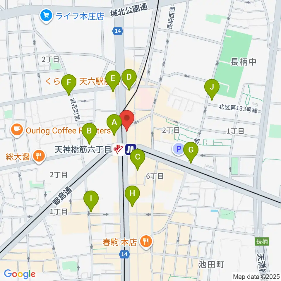 さんしんや とぅるるんてん周辺のコンビニエンスストア一覧地図
