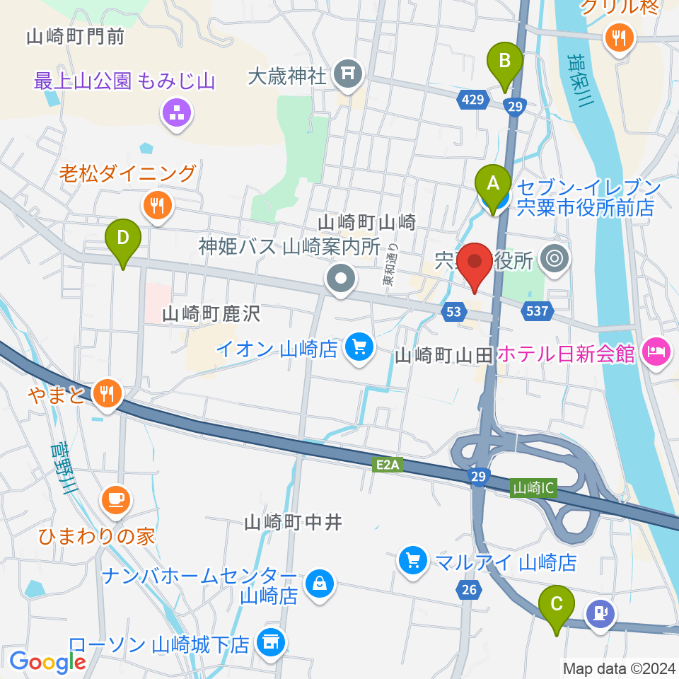 テレマン楽器 周辺のコンビニエンスストア一覧地図