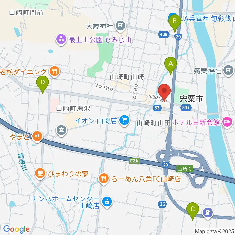テレマン楽器周辺のコンビニエンスストア一覧地図