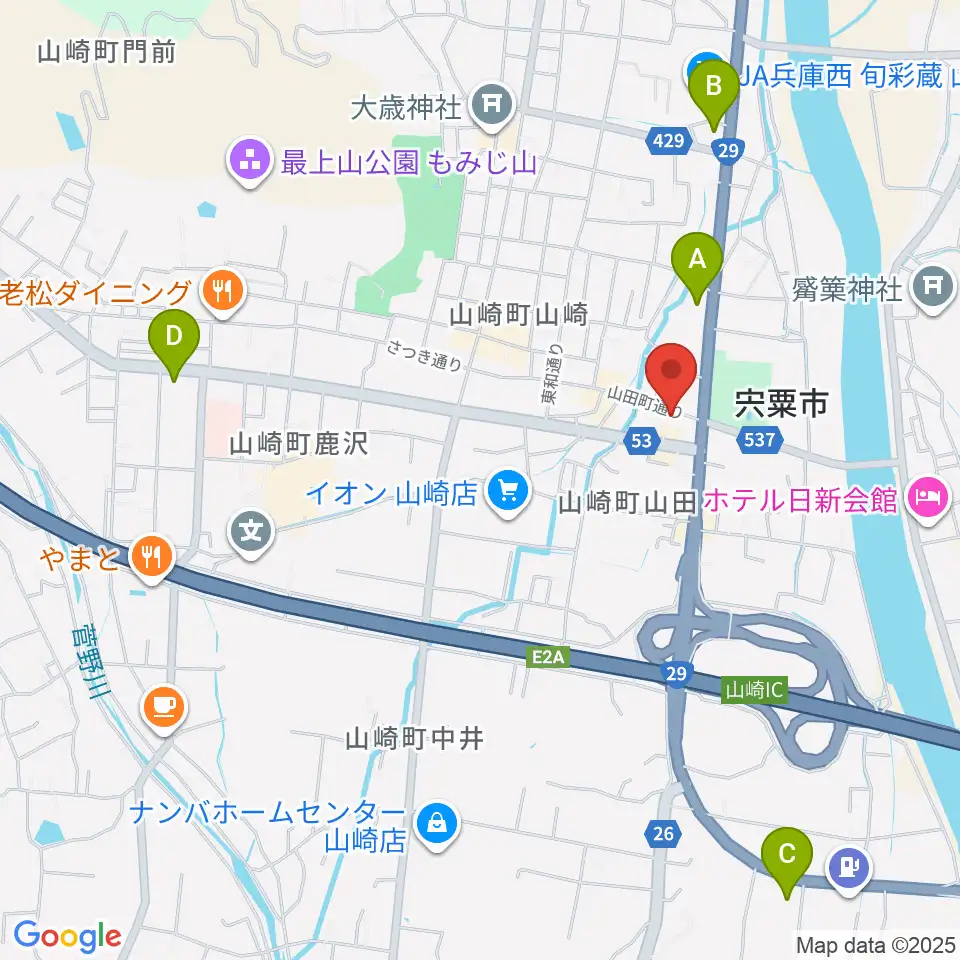 テレマン楽器周辺のコンビニエンスストア一覧地図