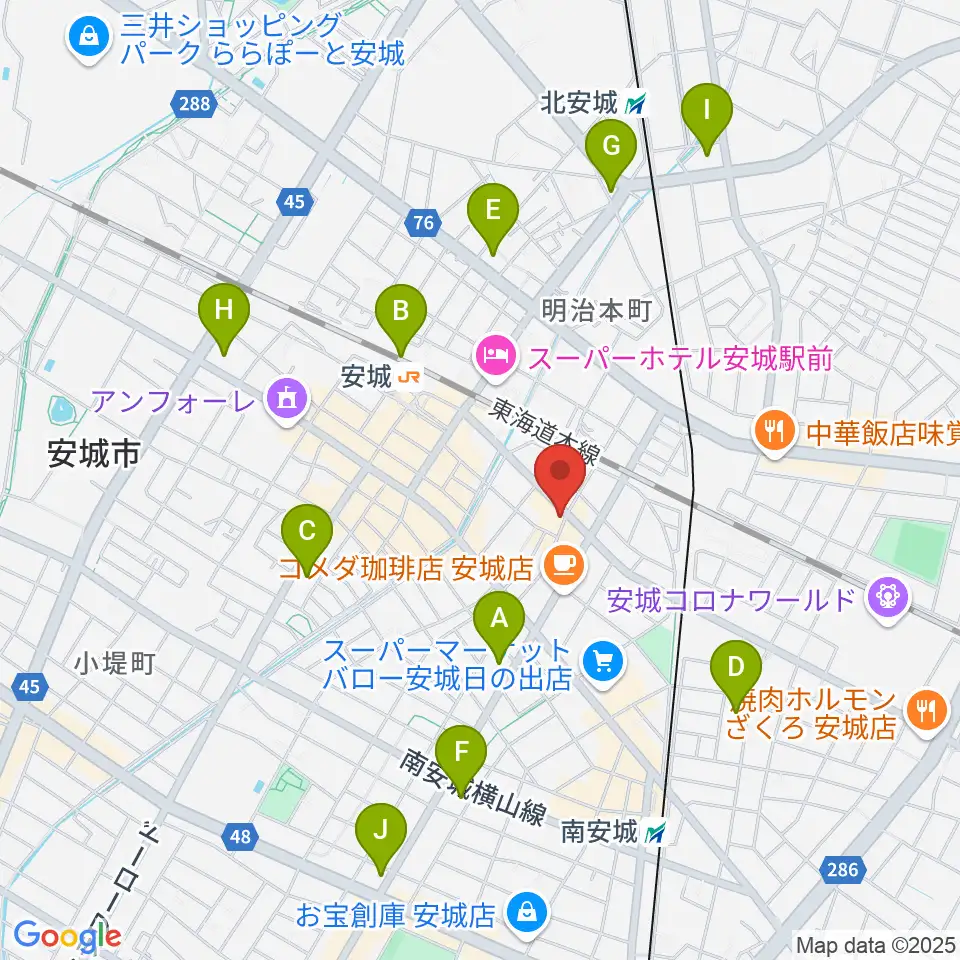 ツルタ楽器周辺のコンビニエンスストア一覧地図