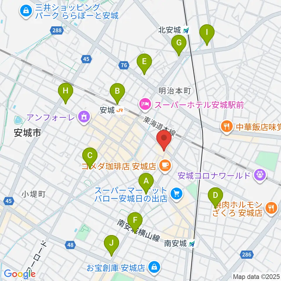 ツルタ楽器周辺のコンビニエンスストア一覧地図