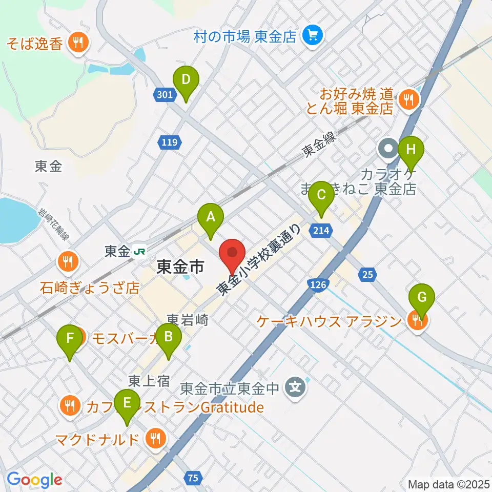 WAVE1周辺のコンビニエンスストア一覧地図