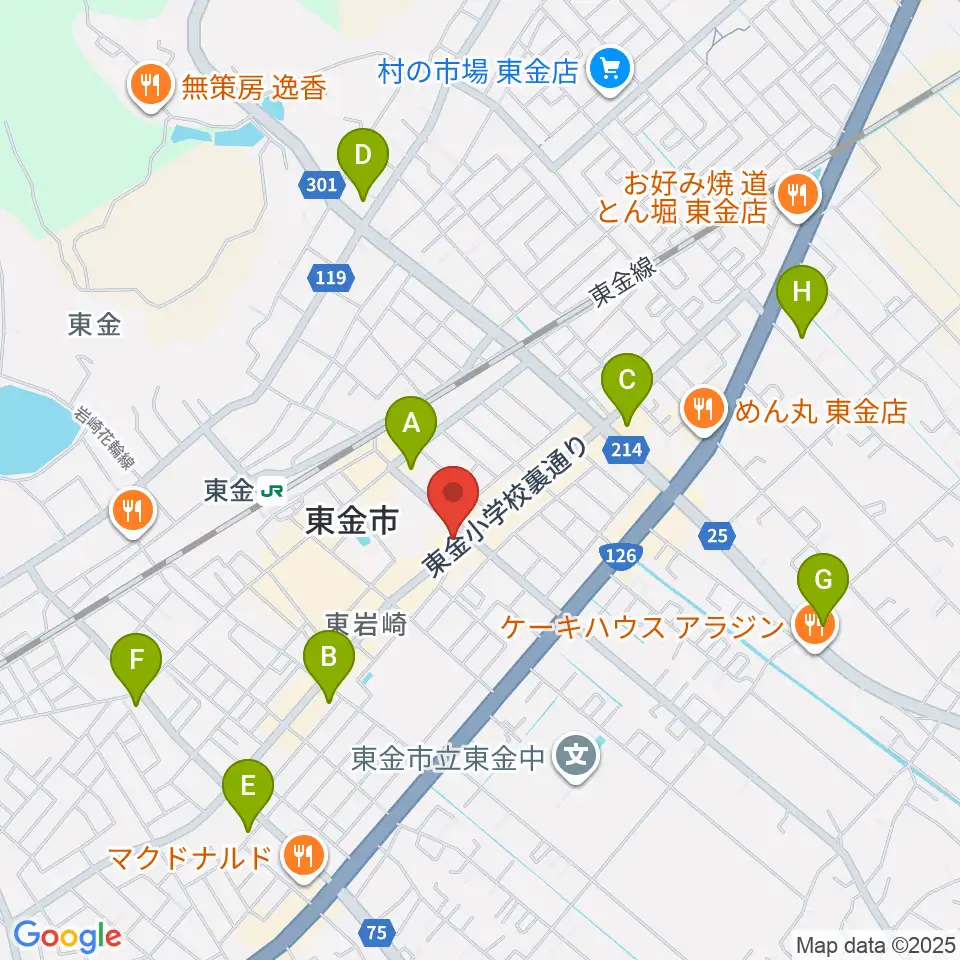 WAVE1周辺のコンビニエンスストア一覧地図