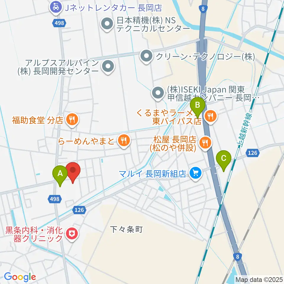 三島屋楽器店周辺のコンビニエンスストア一覧地図