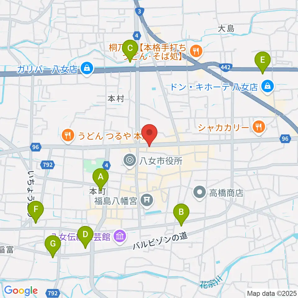 アオキ楽器周辺のコンビニエンスストア一覧地図