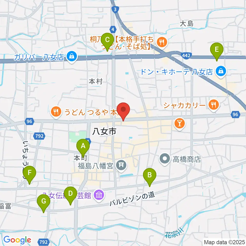 アオキ楽器周辺のコンビニエンスストア一覧地図